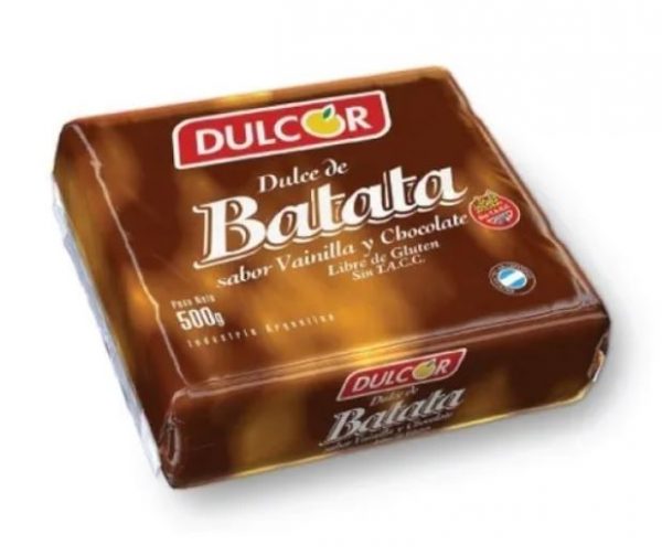 dulcor batata y chocolate medio kilo
